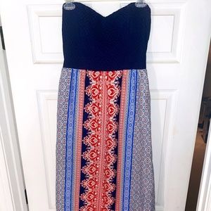 Strapless Maxi Dress Size:L